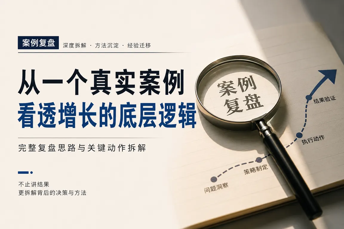 WeChat Official Account Cover Visual Director · In-Depth Long-Article Cover Business Case Retrospective Article Cover