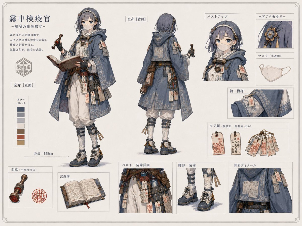 Realistic character proportion adjustment